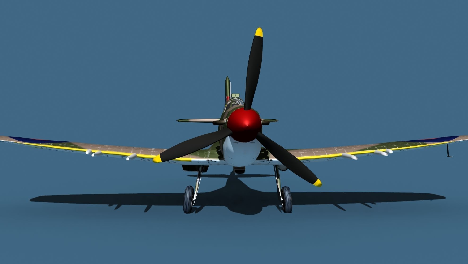 Supermarine Spitfire Mk5C V03 RAF 3D model_2