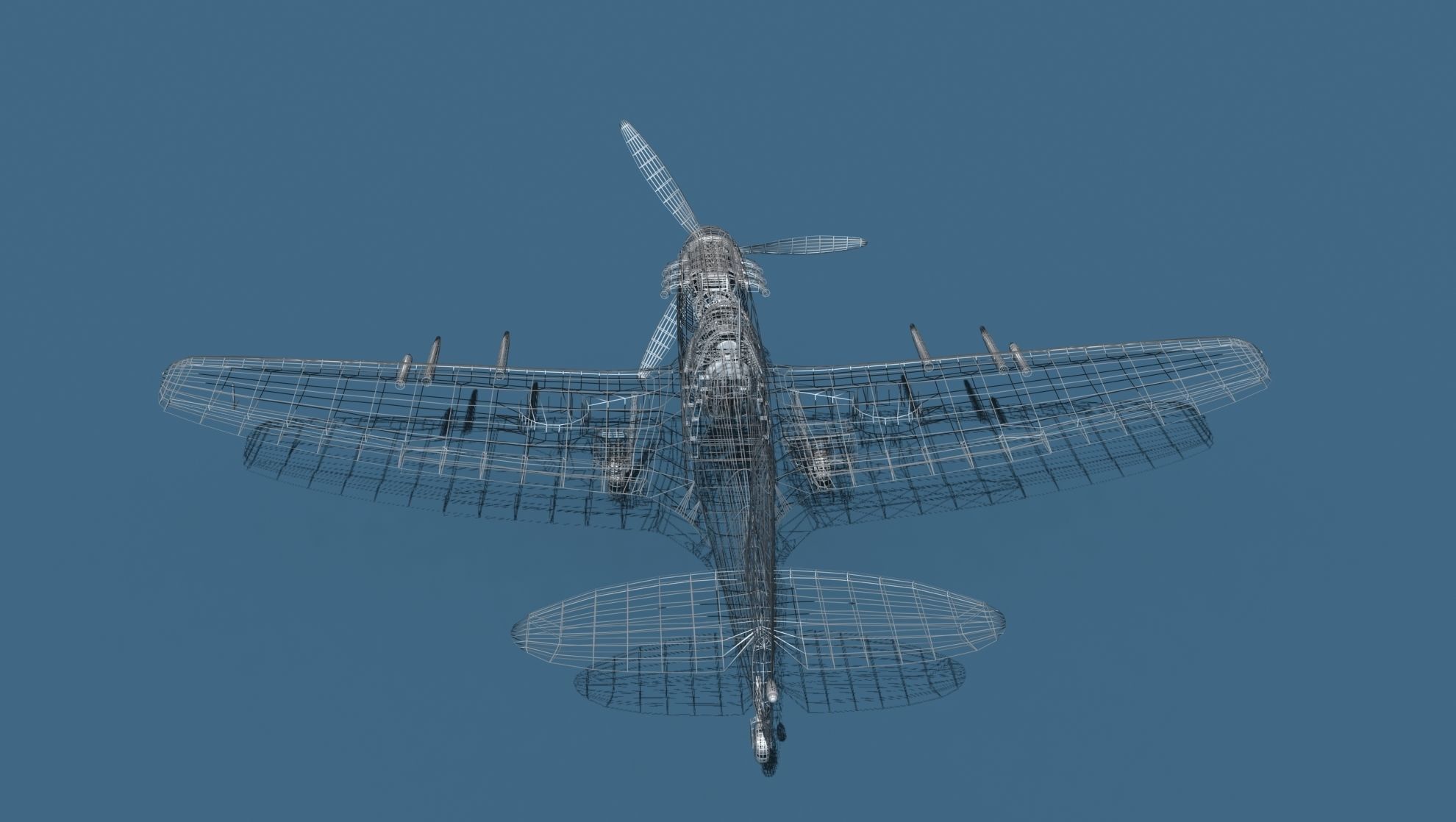 Supermarine Spitfire Mk5C V03 RAF 3D model_15