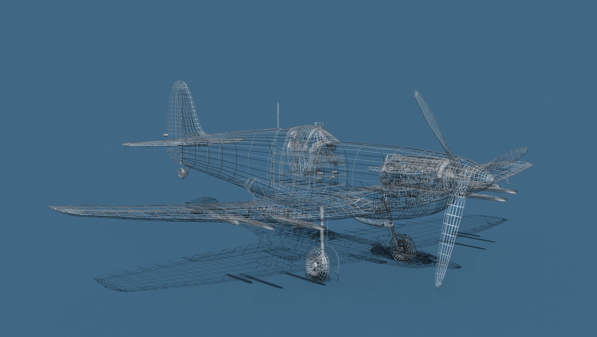 Supermarine Spitfire Mk5C V03 RAF 3D model_13