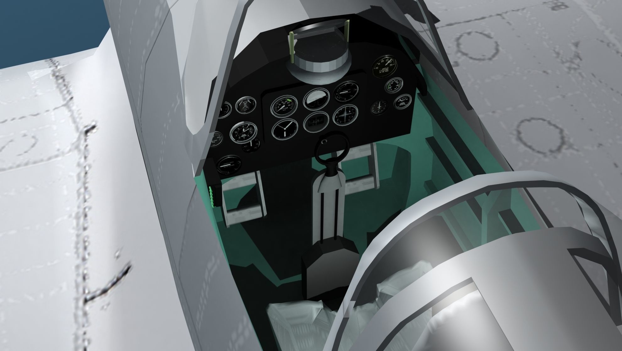 Supermarine Spitfire Mk5C V03 RAF 3D model_1