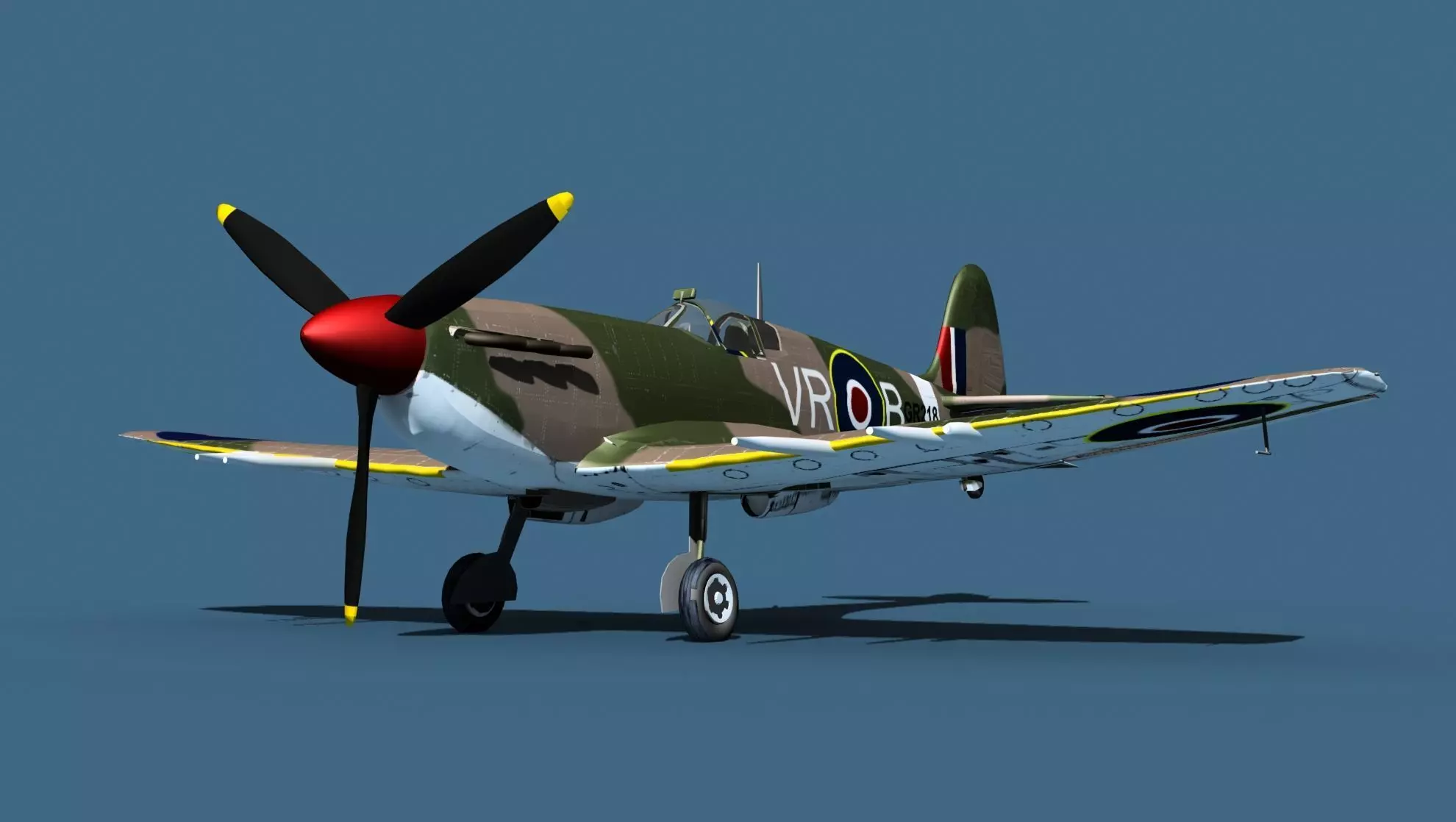 Supermarine Spitfire Mk5C V03 RAF 3D model_0