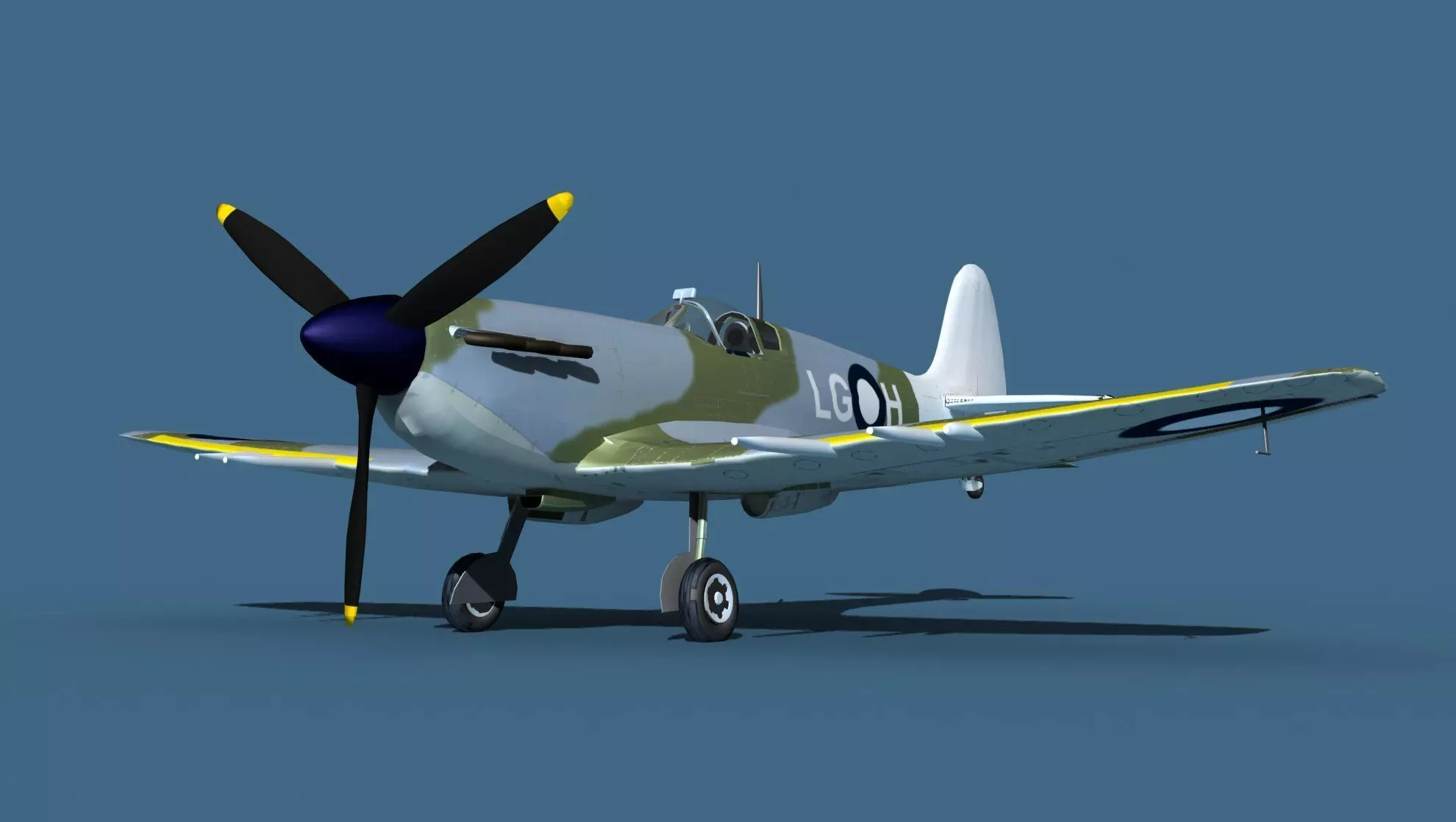 Supermarine Spitfire Mk5C V08 RAAF 3D model