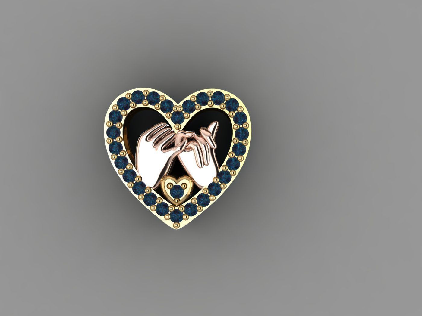 Pandora - Charm 3D print model_1