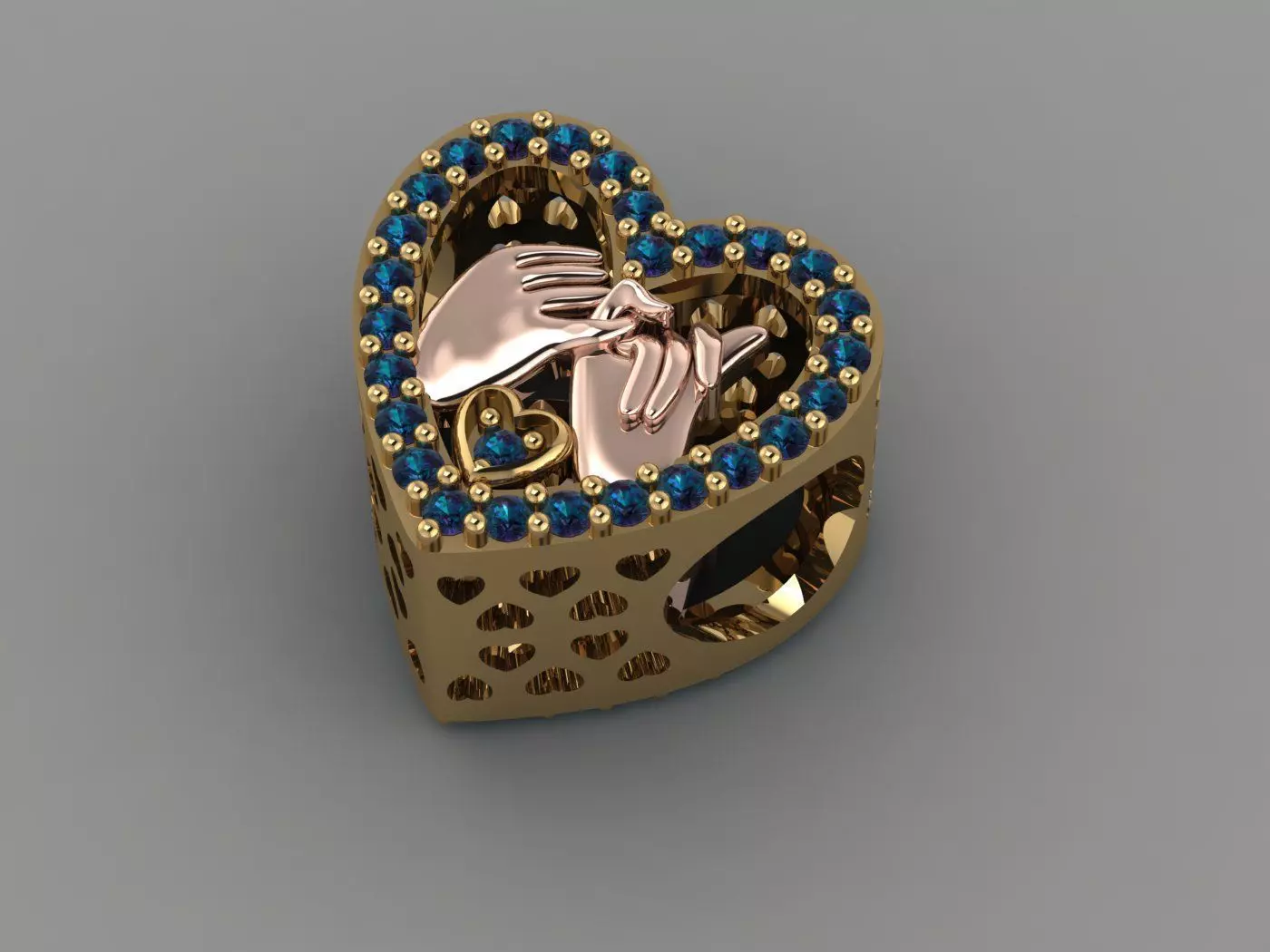 Pandora - Charm 3D print model_0