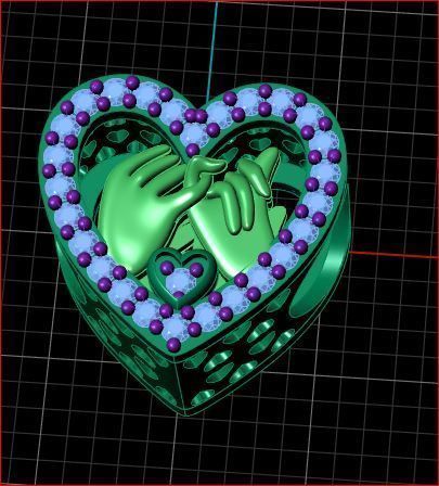 Pandora - Charm 3D print model_4