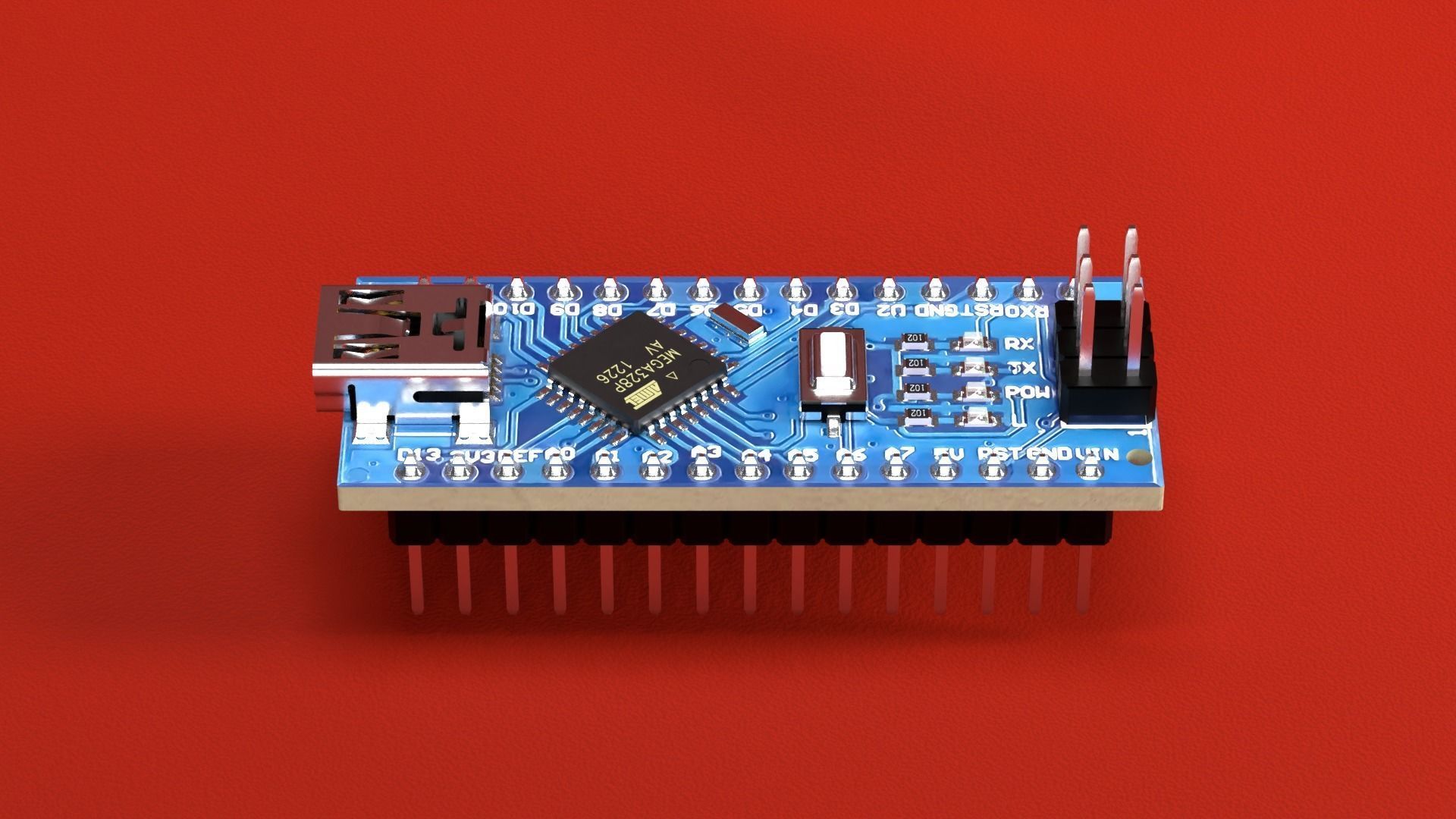Arduino Nano 3D model_9
