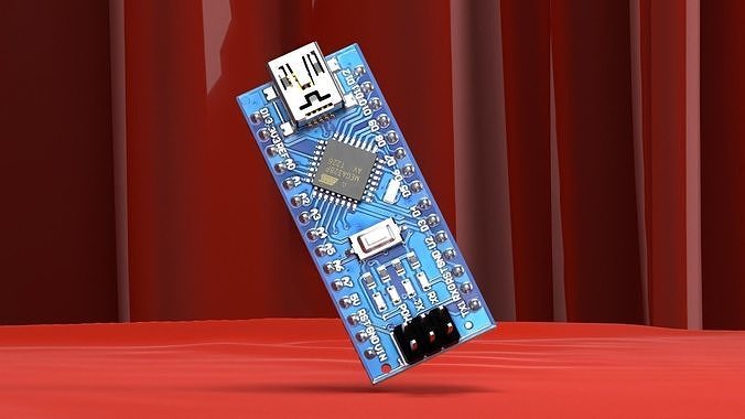Arduino Nano 3D model