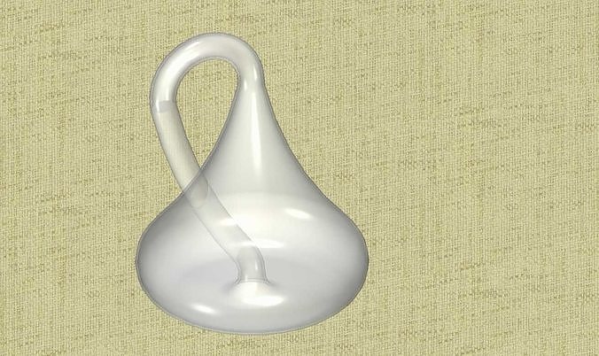 Mobius Watering Can with Hidden Channel 3D print model