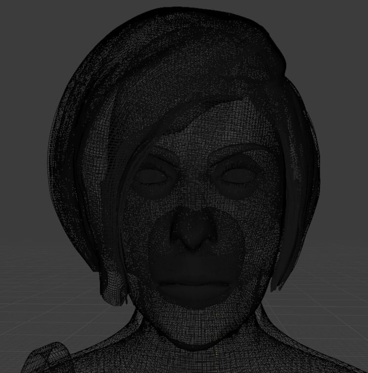 Aunt Karen Free 3D model_6