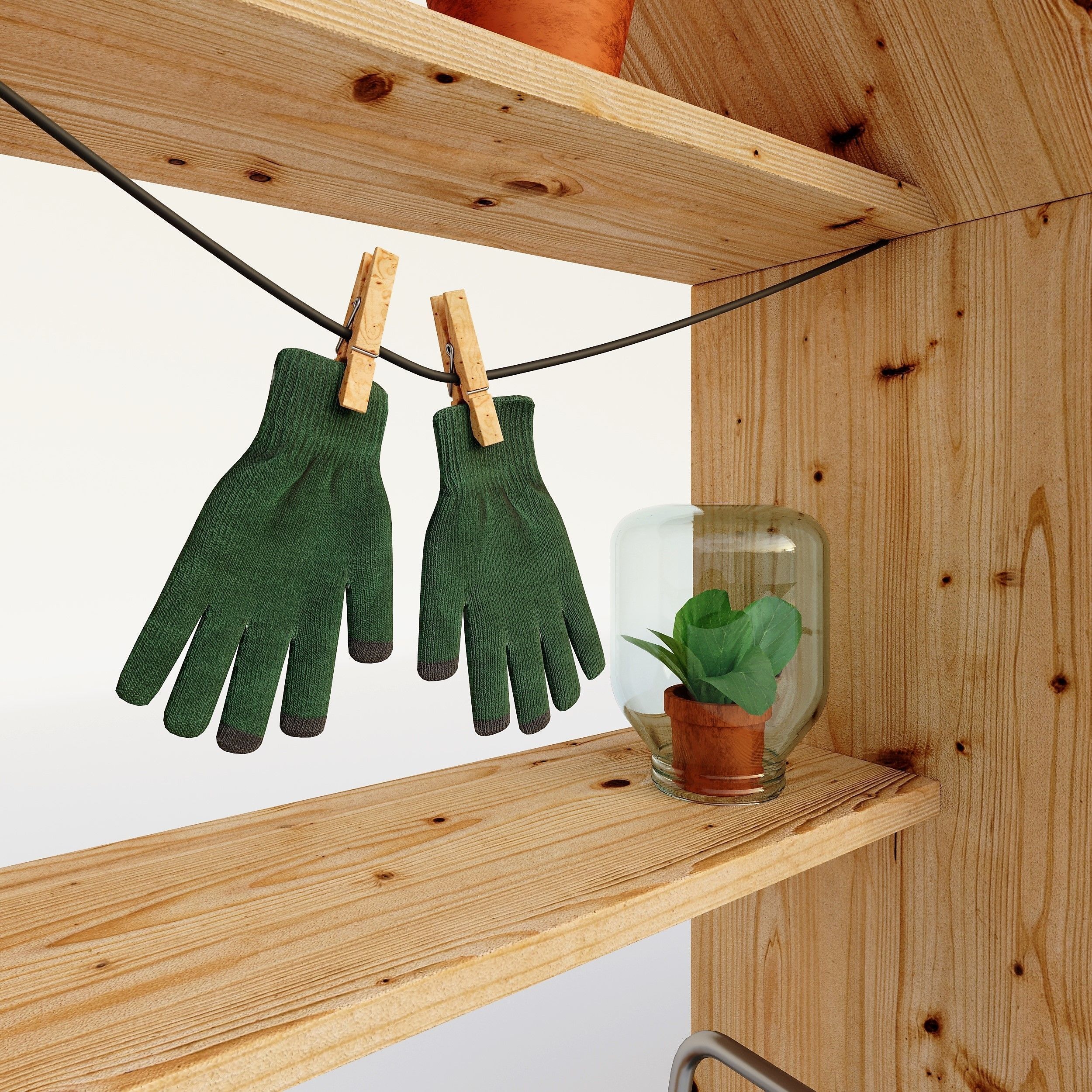 Garden tools 3D model_7