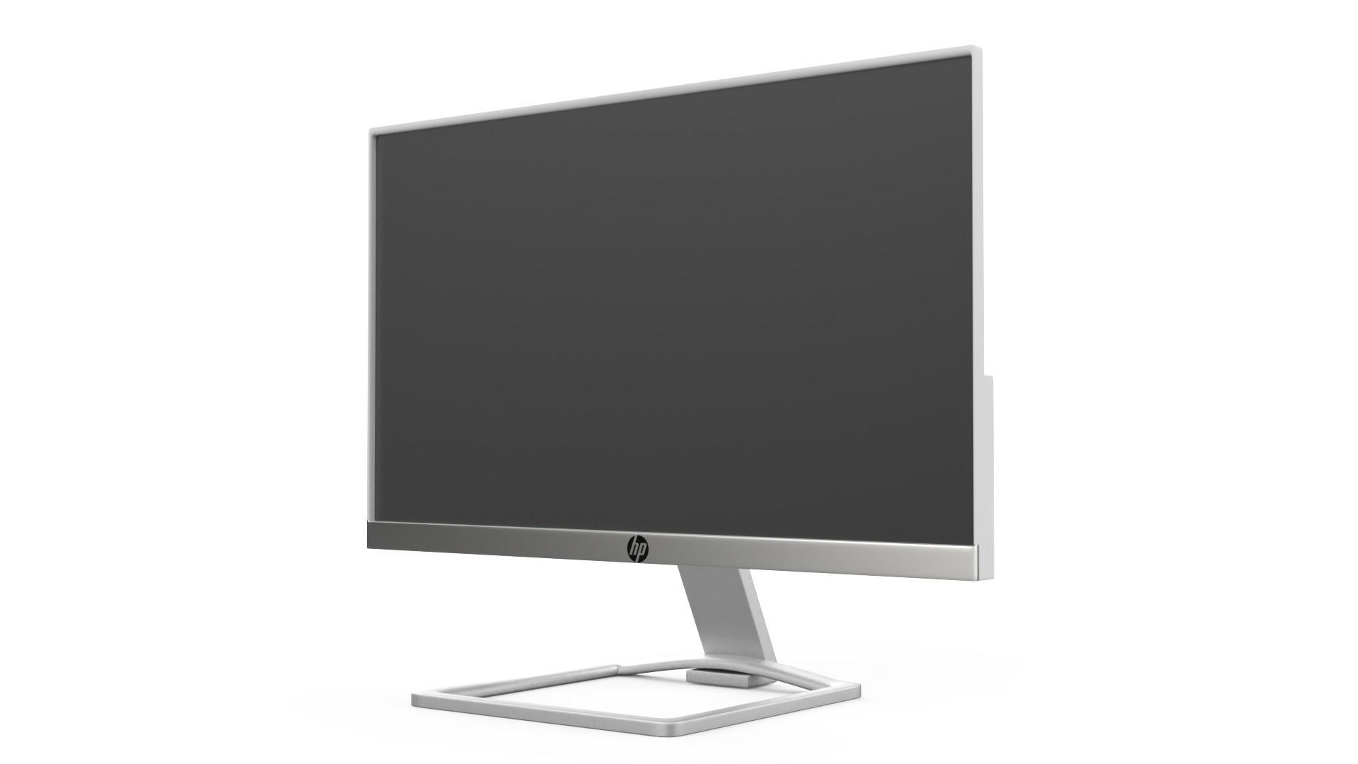 HP MONITOR Low-poly 3D model_2