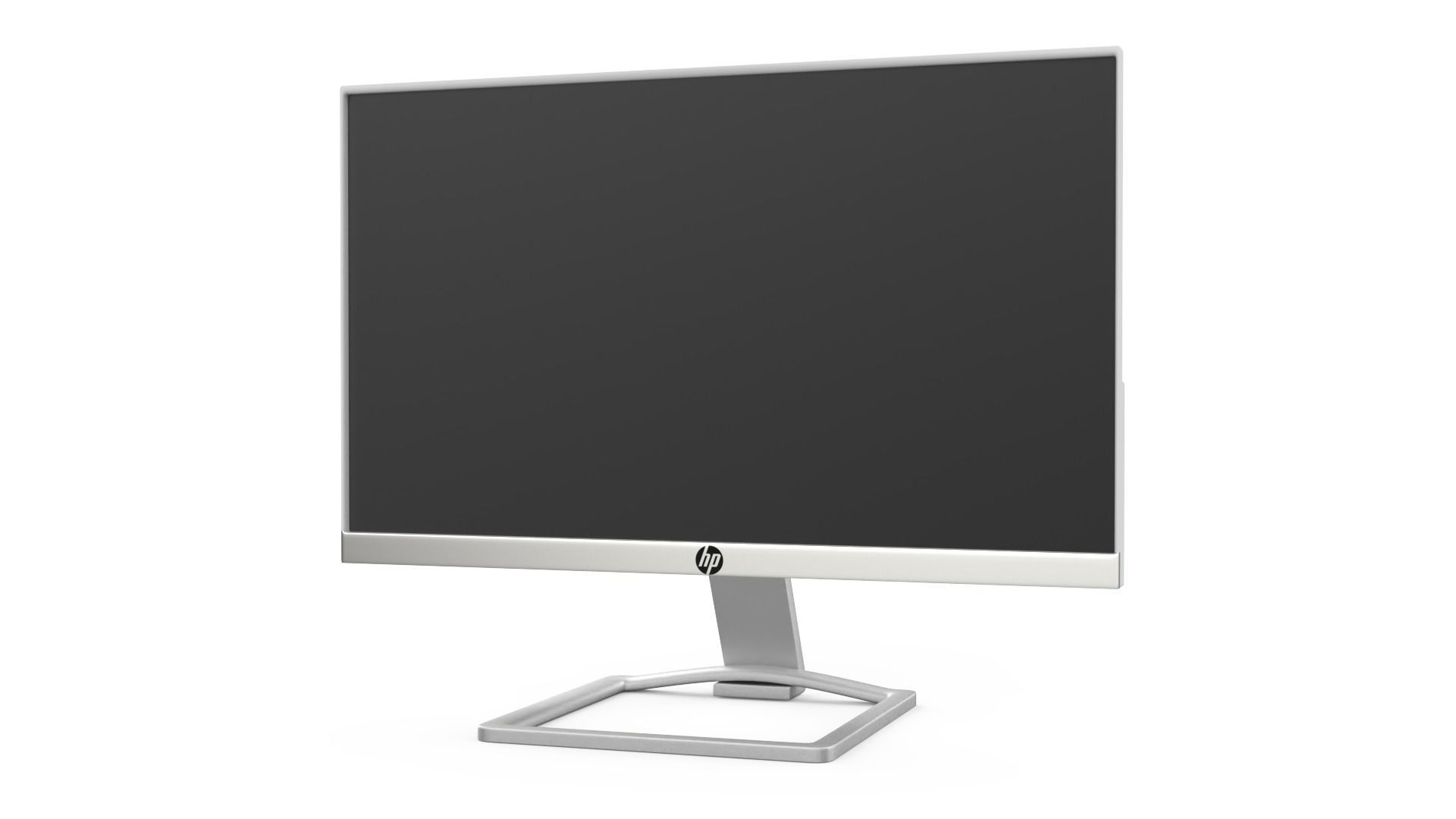 HP MONITOR Low-poly 3D model_4