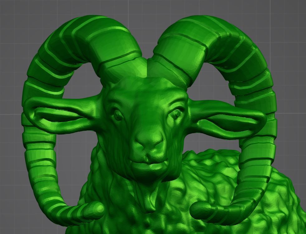 Ram in full 3D 3D print model_8