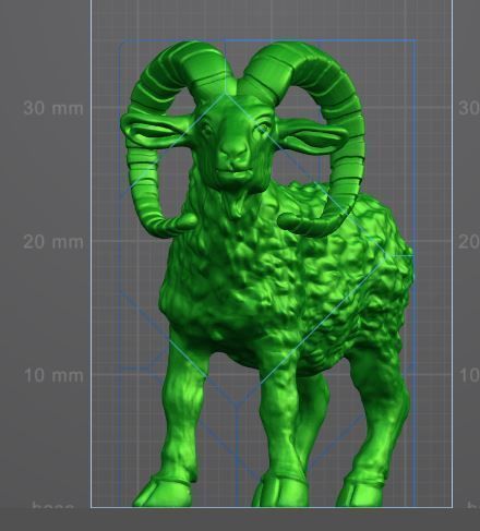 Ram in full 3D 3D print model_3