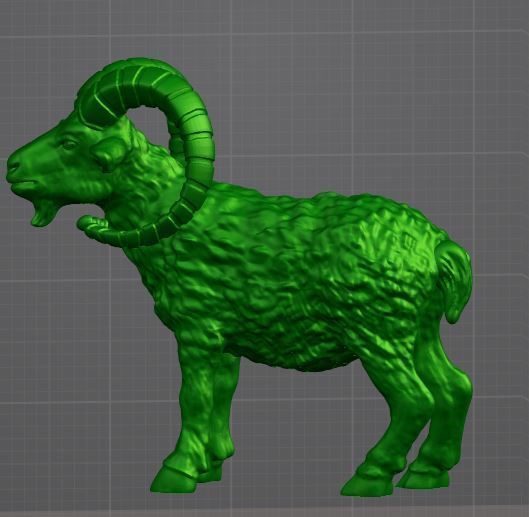 Ram in full 3D 3D print model_7