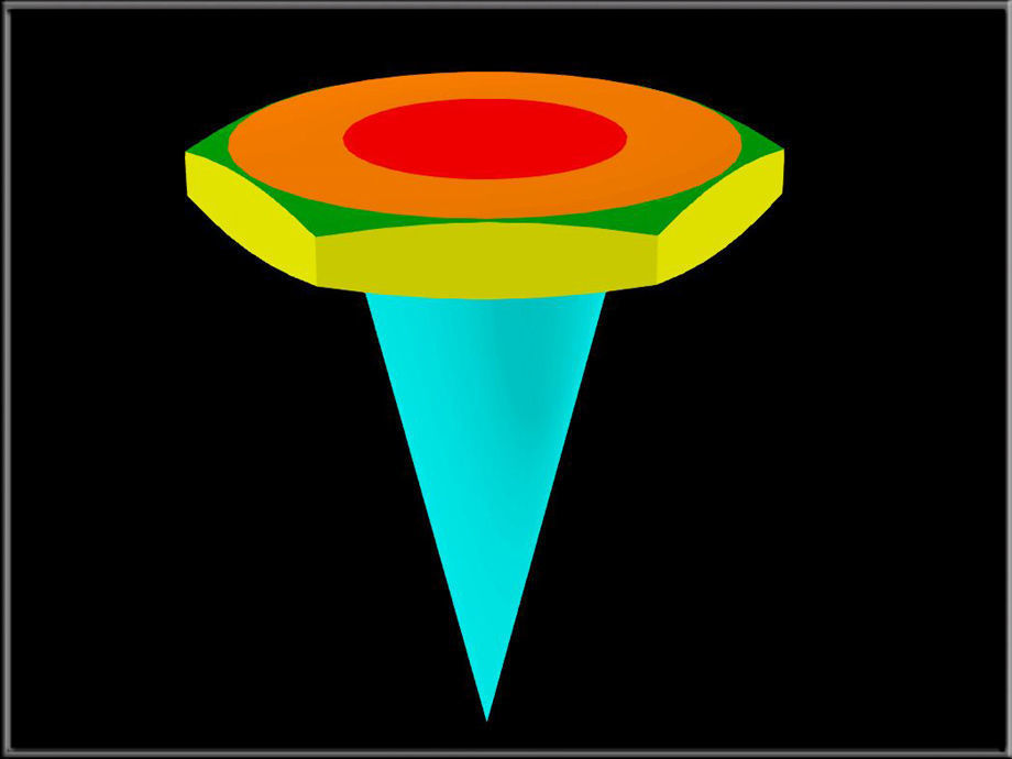 Thumb Tack 02 Low-poly 3D model_6