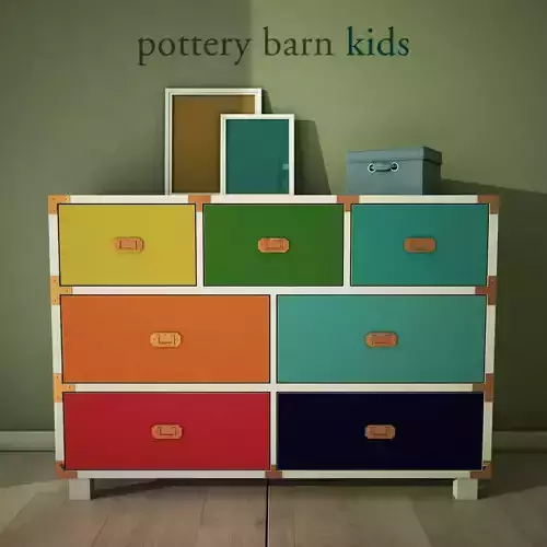 PotteryBarn Gemma Campaign Extra Wide Dresser