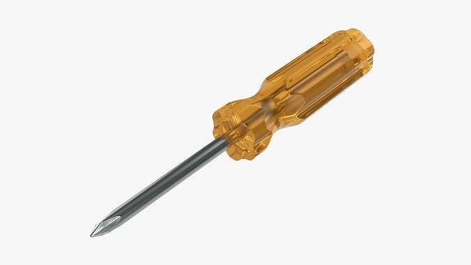 Cross head screwdriver 01 3D model