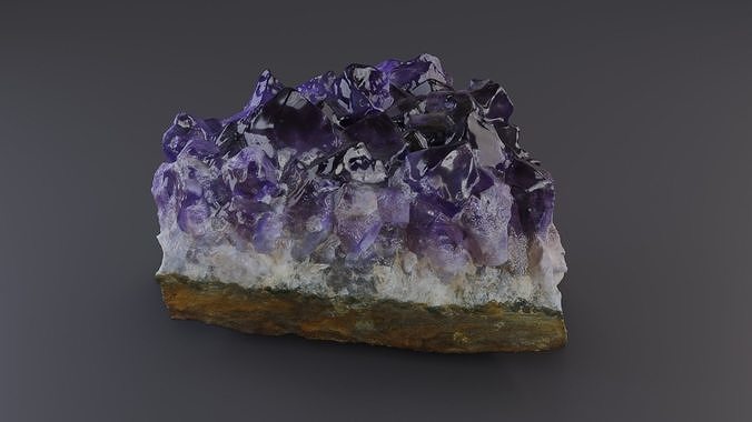 Amethyst stone Free 3D model