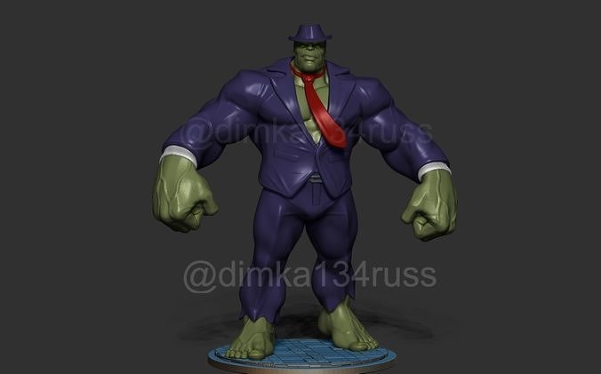 hulk tuxedo 3D print model