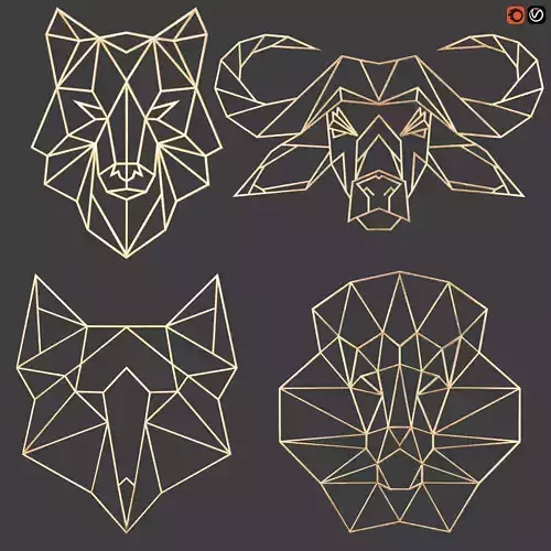 Wall decor wild beasts 2