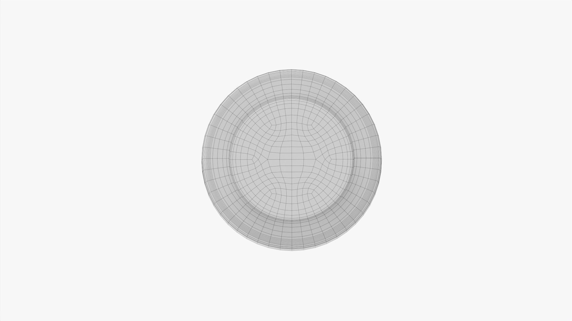 Glass bottle with cork small 3D model_7