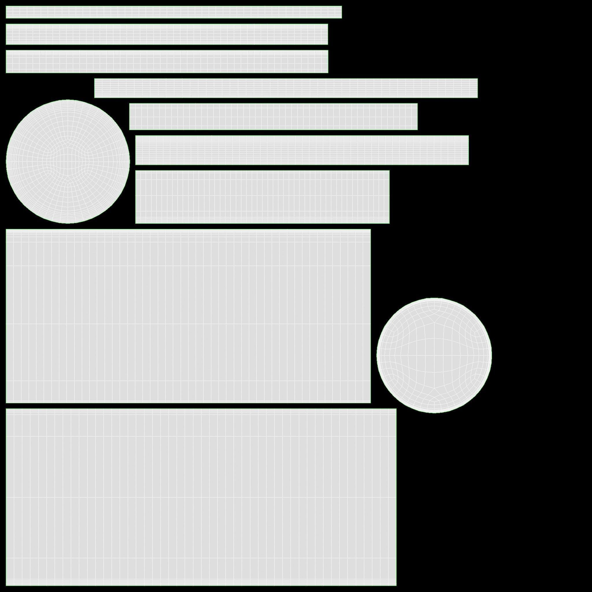 Glass bottle with cork small 3D model_9