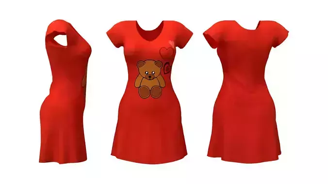 Ladies Sleepshirt Dress