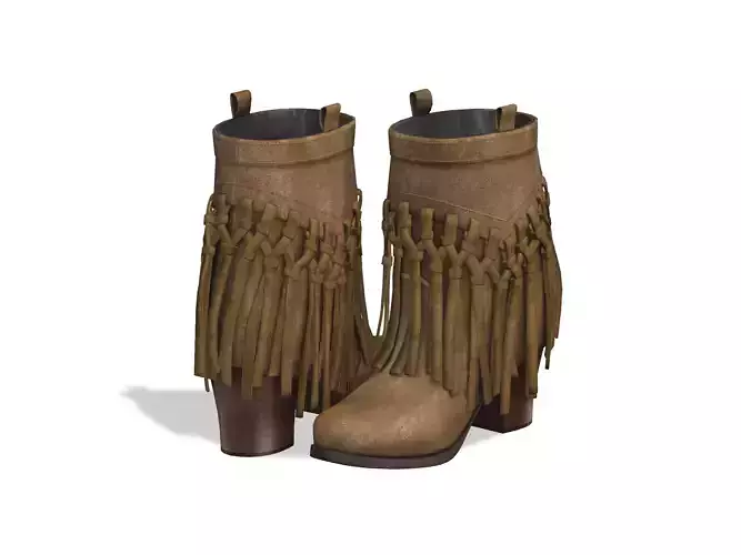 Sound Fringe Ankle Boots