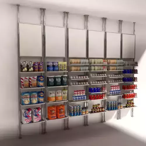Merchandise With Shelves