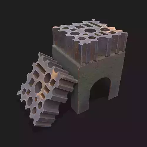 Blacksmith Yorkshire Low-poly 3D model