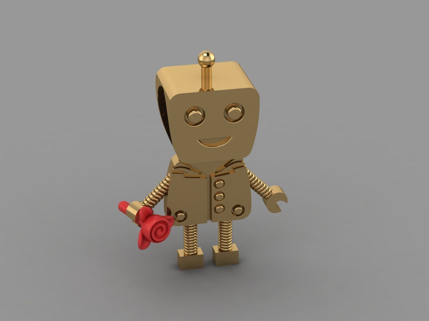 Pandora - Charm 3D print model_1