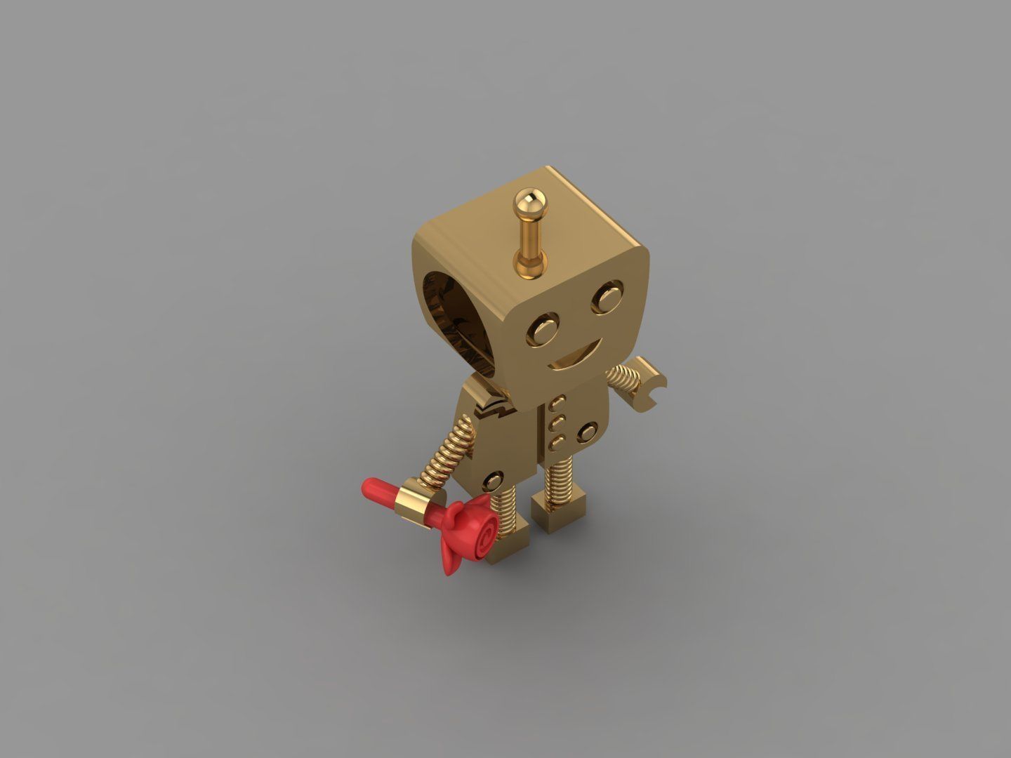 Pandora - Charm 3D print model_4