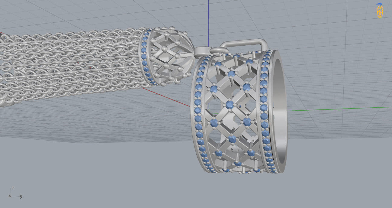 Tassel Ring 3D print model_10