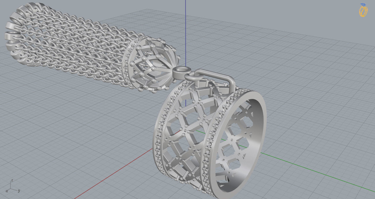 Tassel Ring 3D print model_13