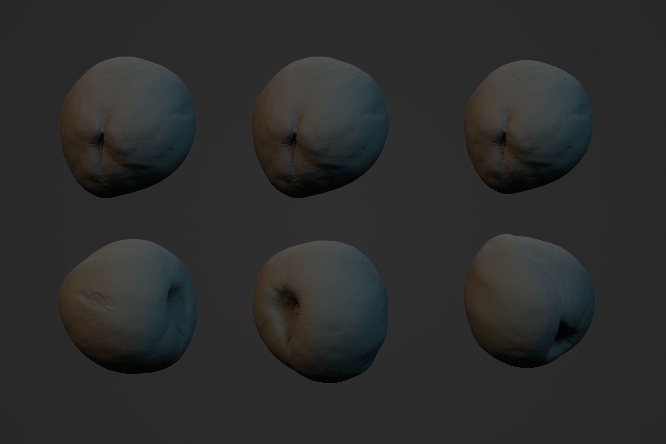 Peach 2 - 3D Scan 3D model_3