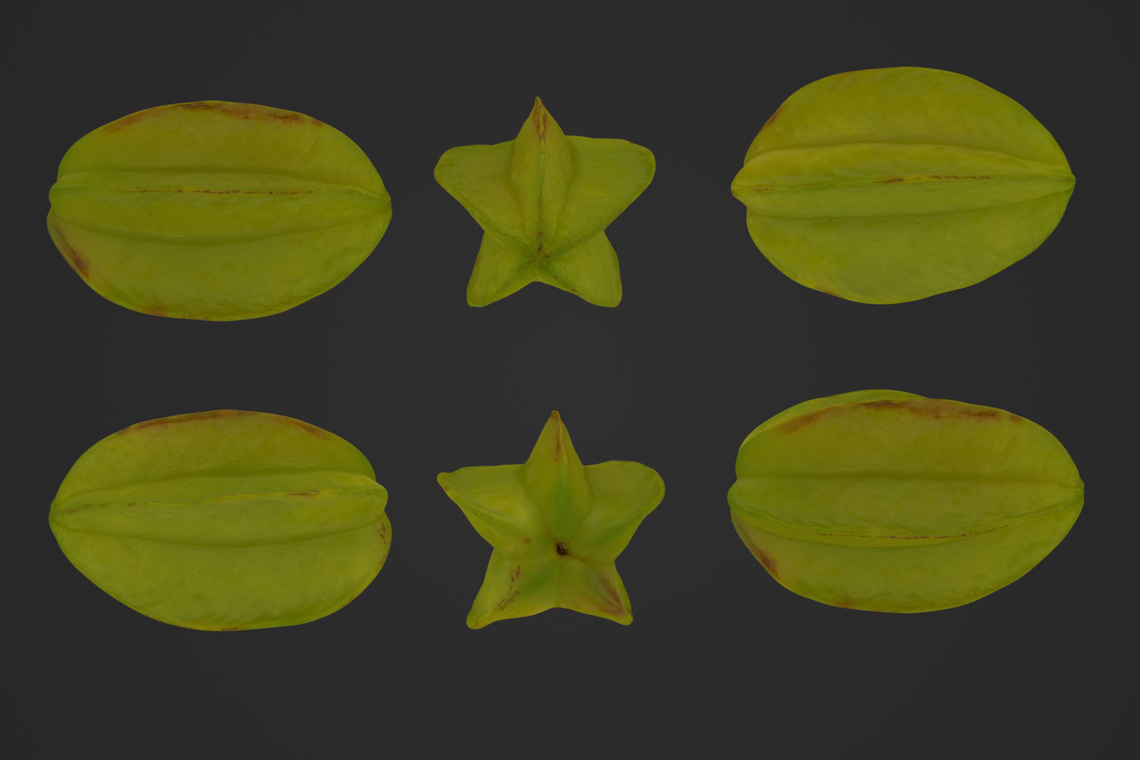 Star Fruit 1 - 3D Scan 3D model_1
