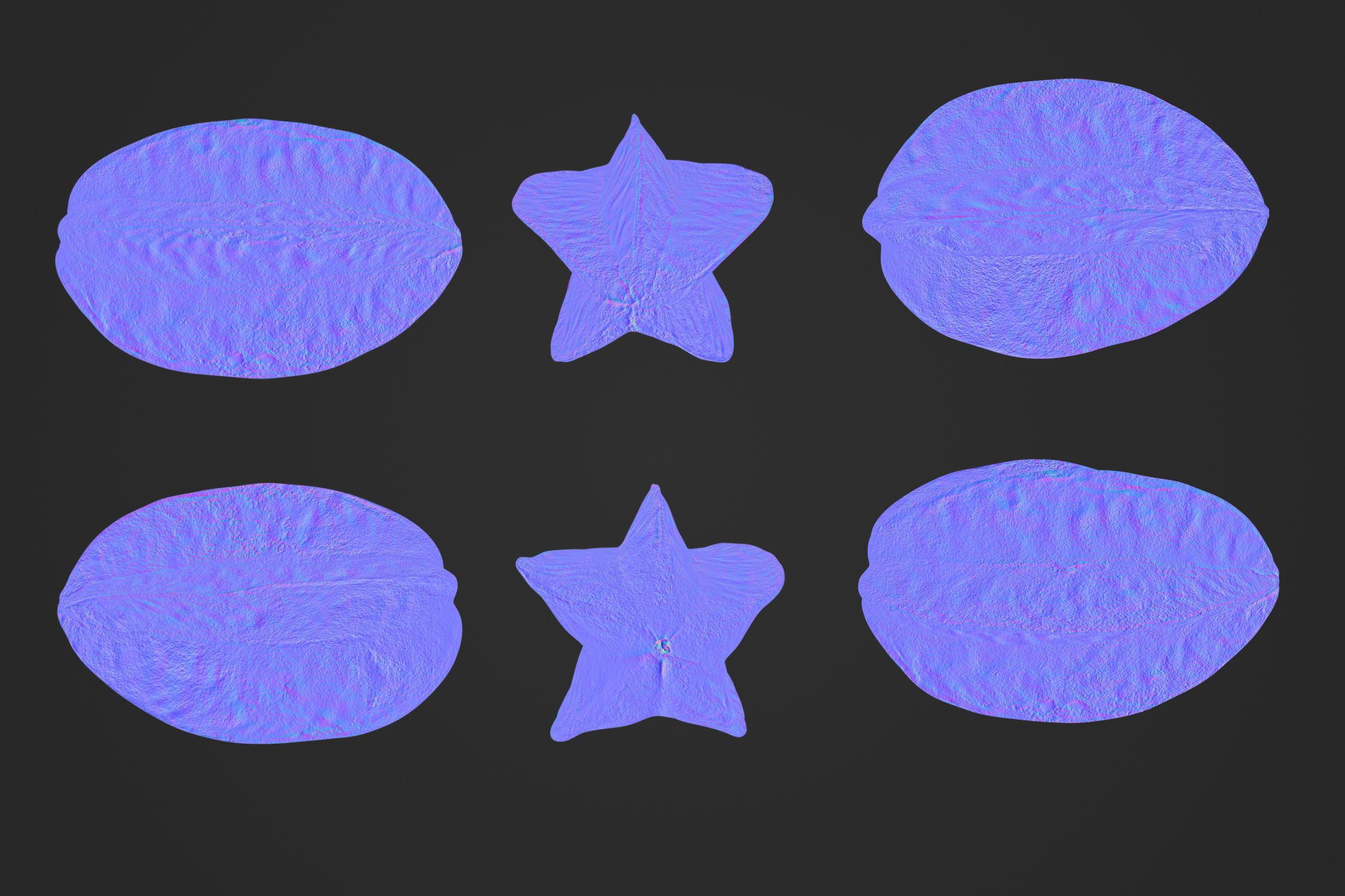 Star Fruit 1 - 3D Scan 3D model_2