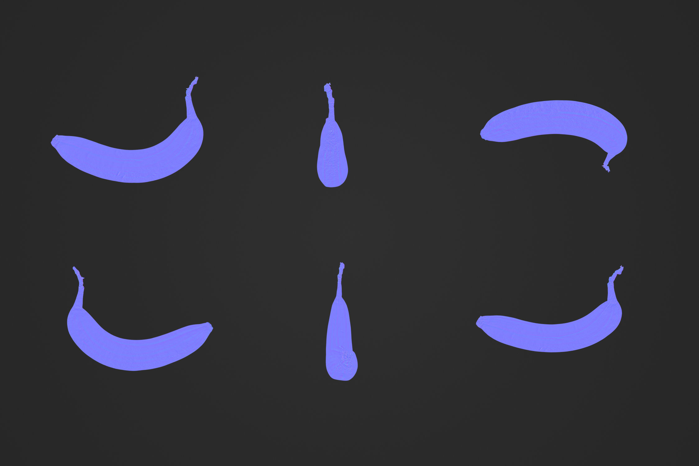 Unripe Banana 1 - 3D Scan 3D model_2