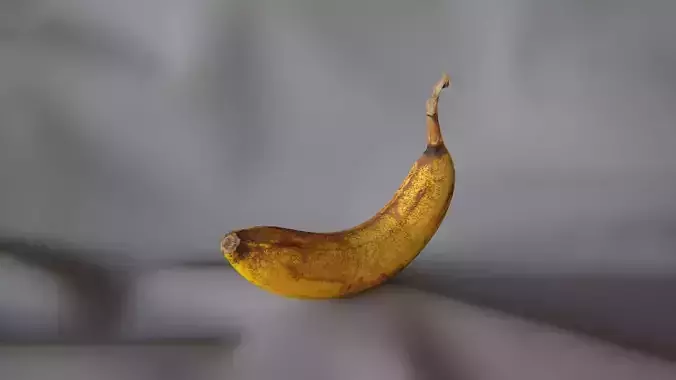 Unripe Banana 1 - 3D Scan
