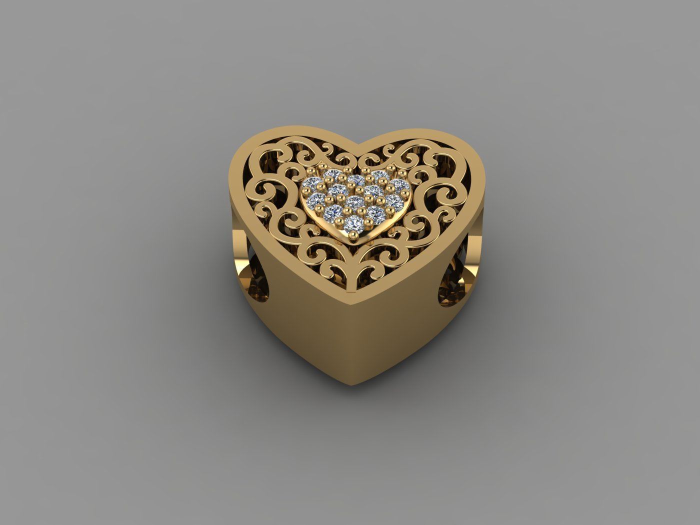 Pandora - Charm 3D print model_6