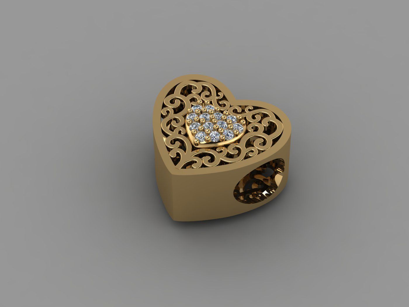 Pandora - Charm 3D print model_4