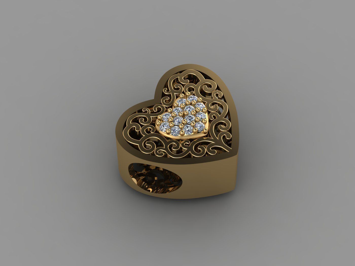 Pandora - Charm 3D print model_5