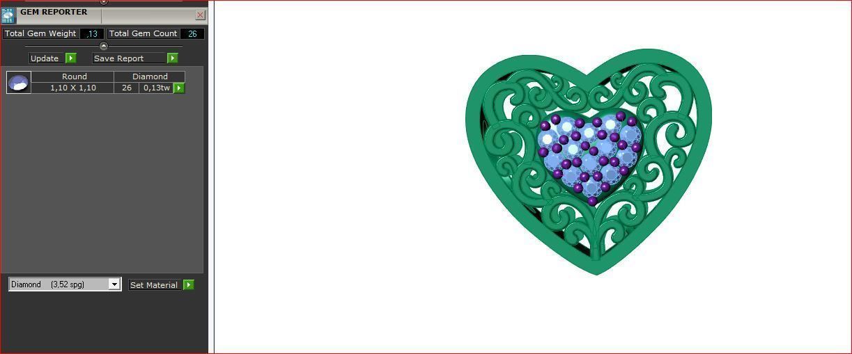 Pandora - Charm 3D print model_1