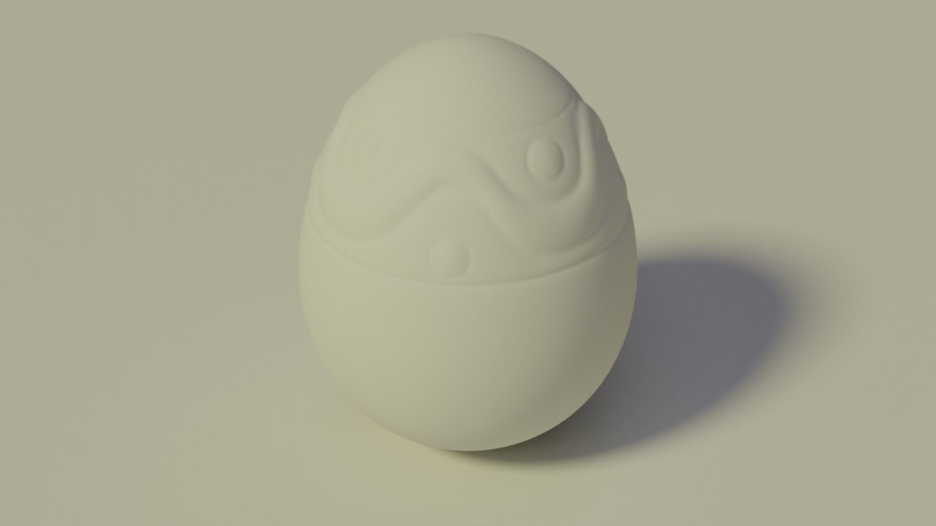 Golden Egg 3D print model_8