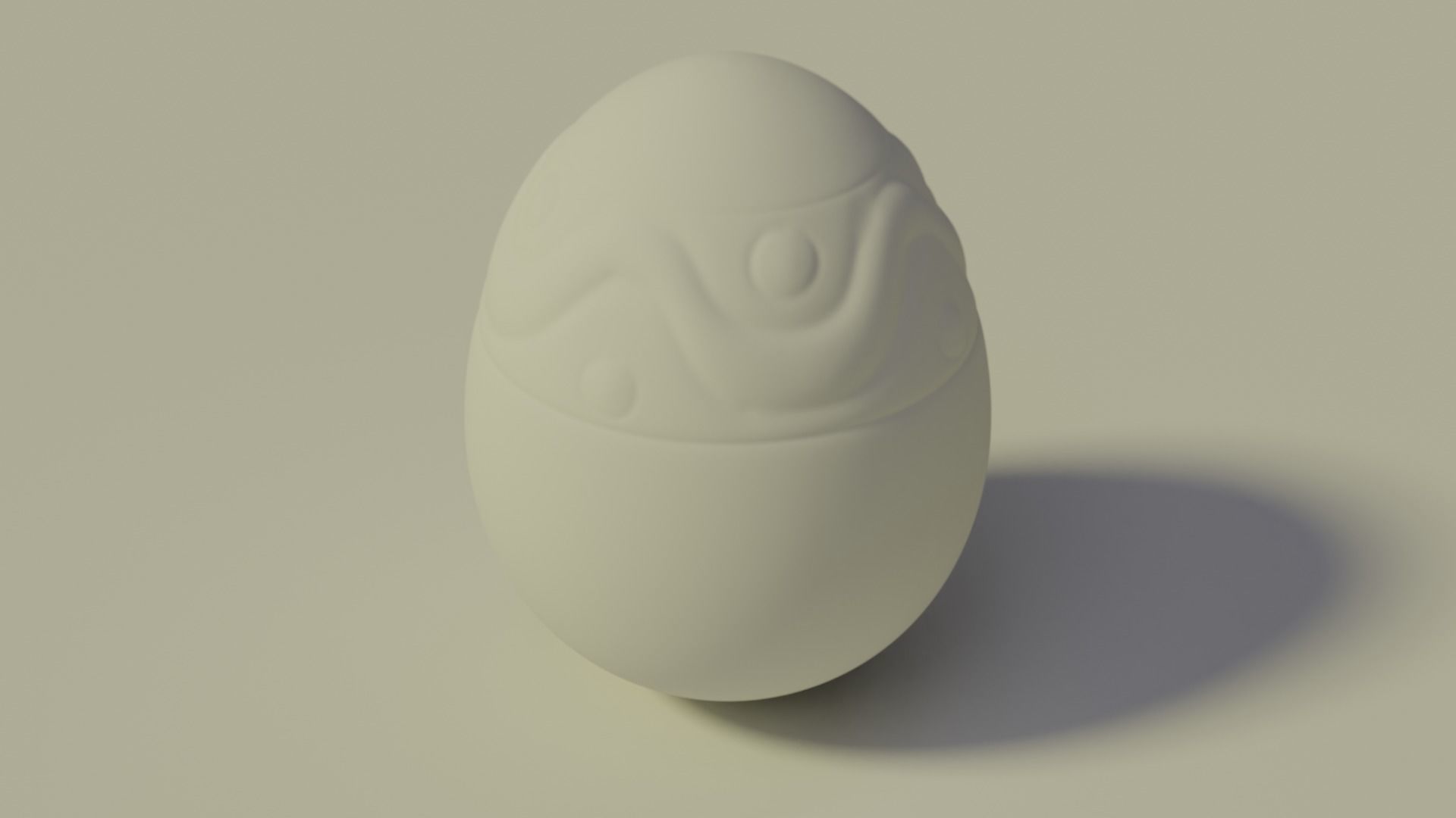 Golden Egg 3D print model_9