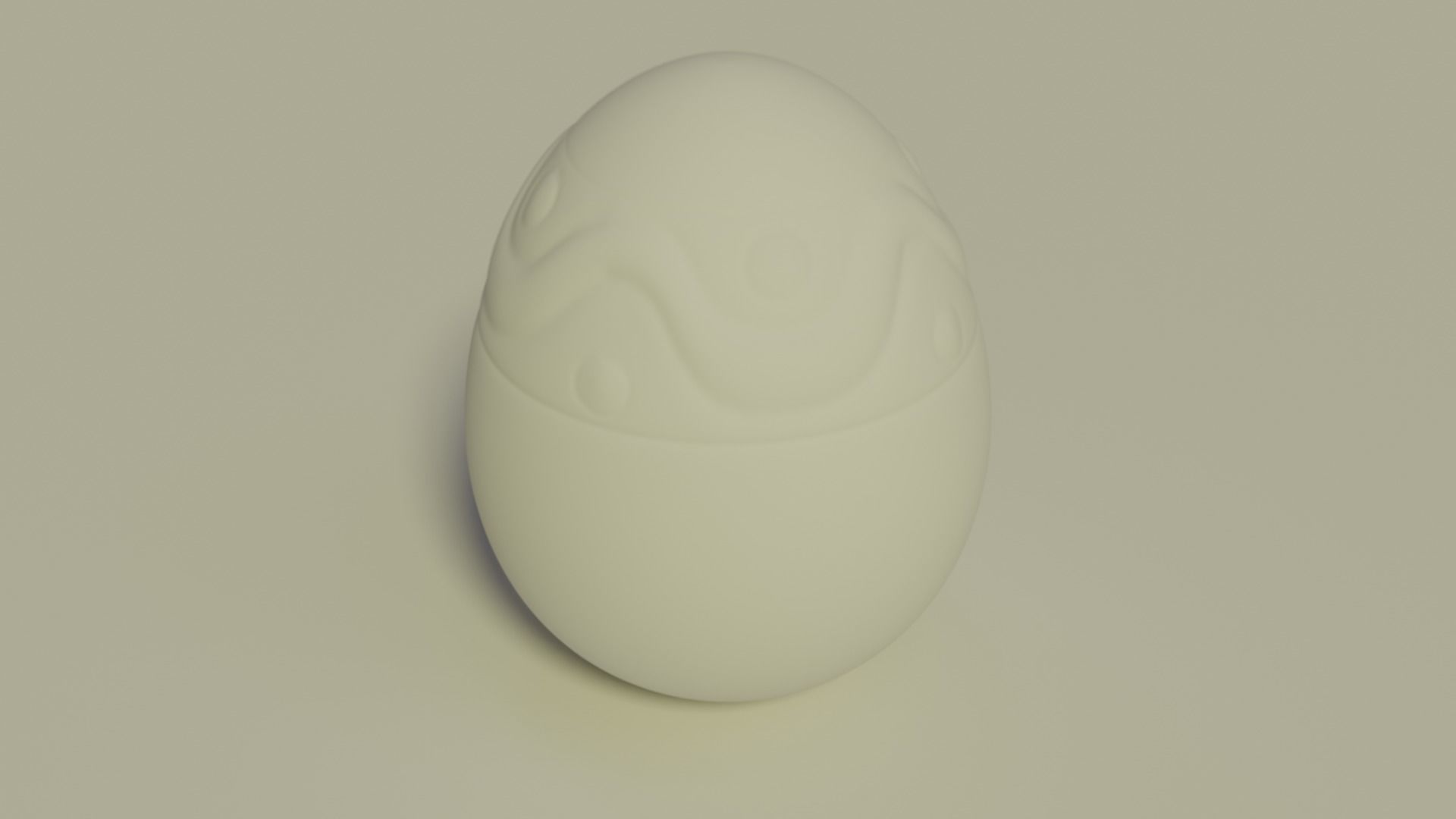 Golden Egg 3D print model_4