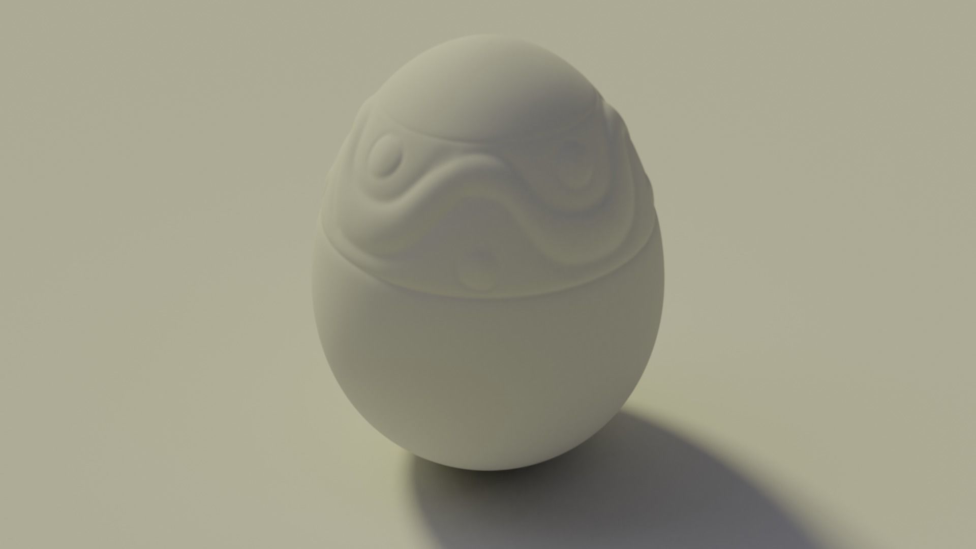 Golden Egg 3D print model_12