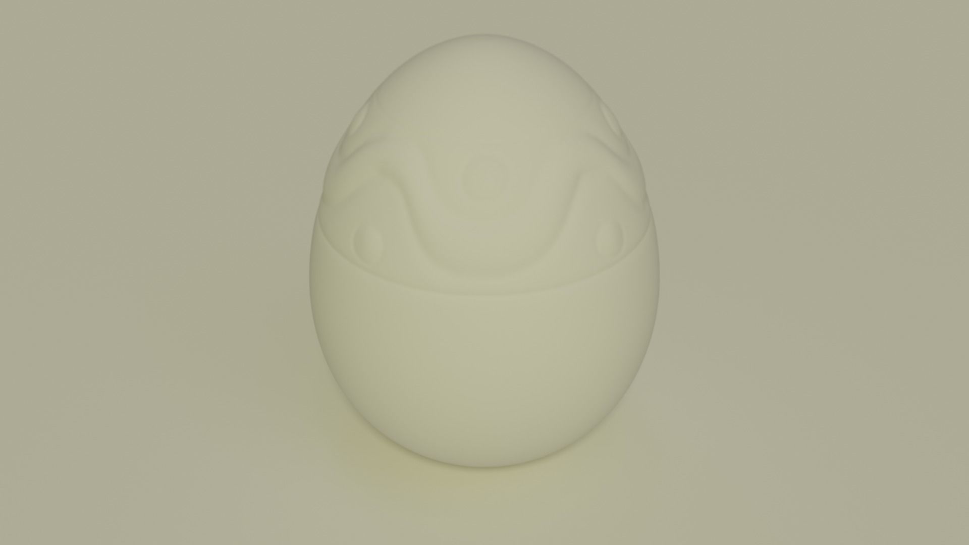 Golden Egg 3D print model_5