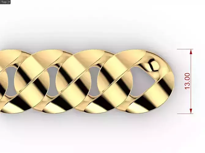 Cuban Chain stl  3dm